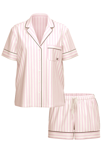 ПІЖАМА САТИН КОРОТКА PINK STRIPE Victoria`s Secret