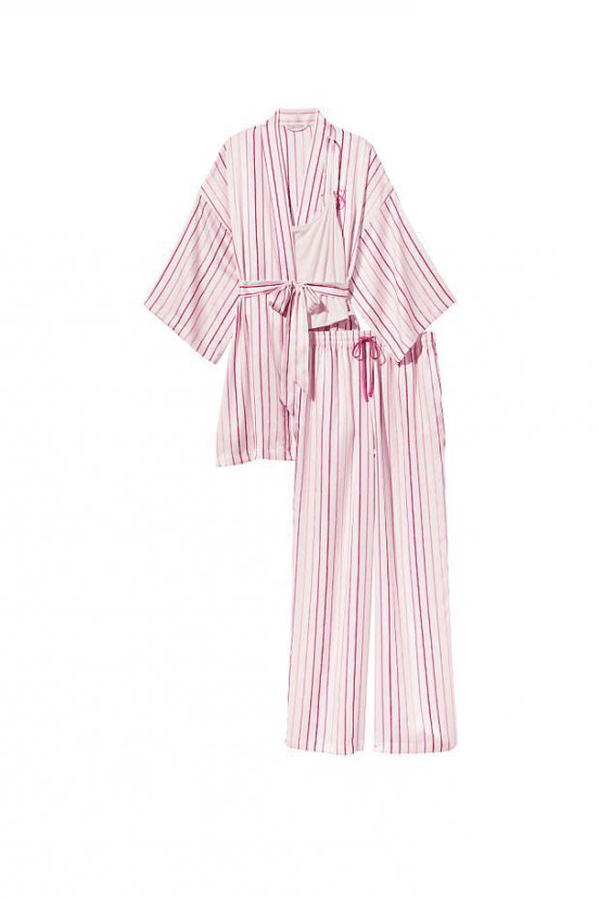 ПІЖАМА САТИН НАБІР MULTI STRIPE Victoria`s Secret