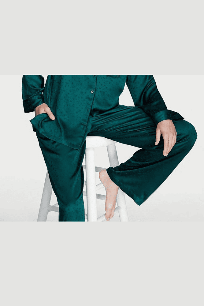 ПІЖАМА САТИН ШТАНИ GREEN
