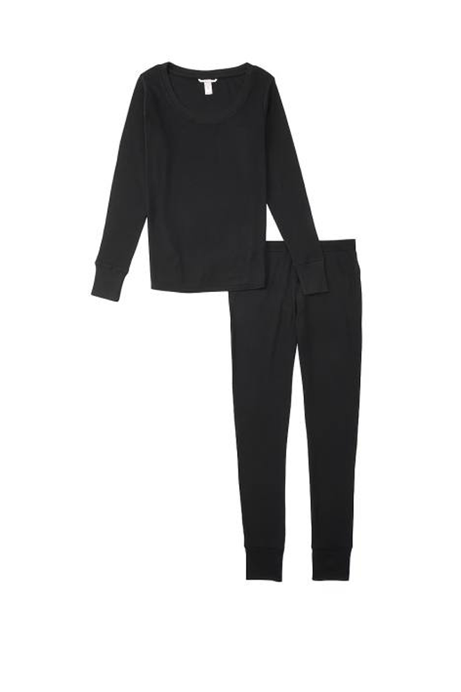 ПІЖАМА ТЕРМО ДОВГА BLACK Victoria`s