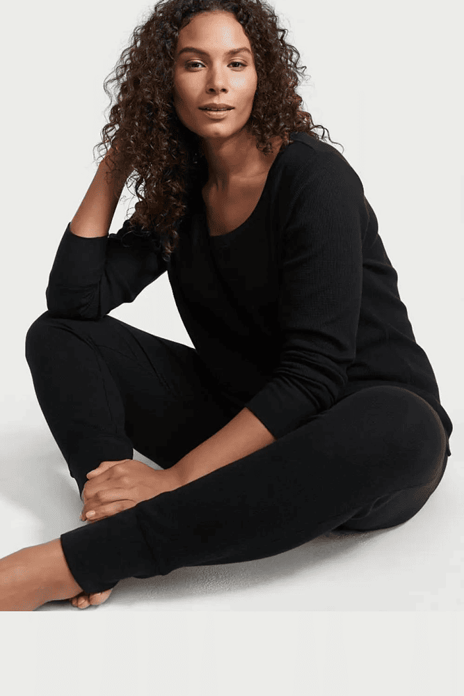 ПІЖАМА ТЕРМО ДОВГА BLACK Victoria`s