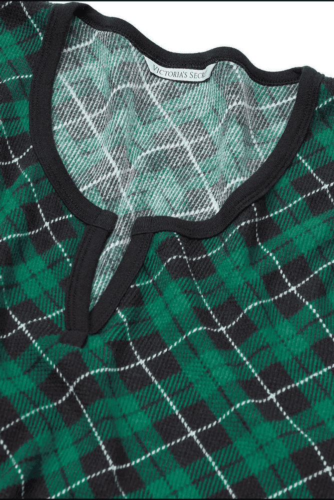 ПІЖАМА ТЕРМО ДОВГА GREEN PLAID Victoria`s Secret