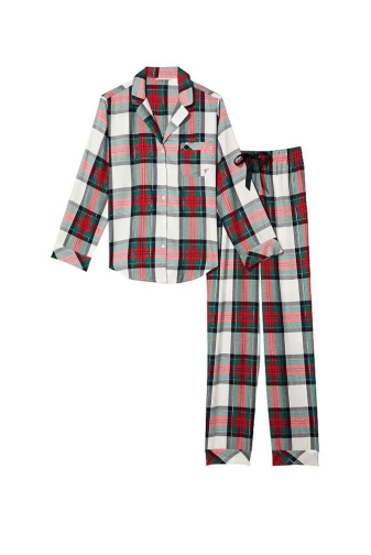ПІЖАМА ФЛАНЕЛЬ ДОВГА GREEN PLAID Victoria`s Secret