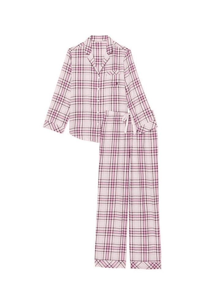 ПІЖАМА ФЛАНЕЛЬ ДОВГА PINK PLAID Victoria`s Secret