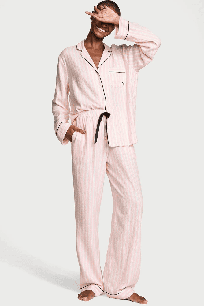 ПІЖАМА ФЛАНЕЛЬ ДОВГА PINK