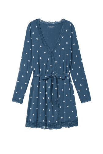 ХАЛАТ МОДАЛ BLUE HEARTS Victoria`s Secret