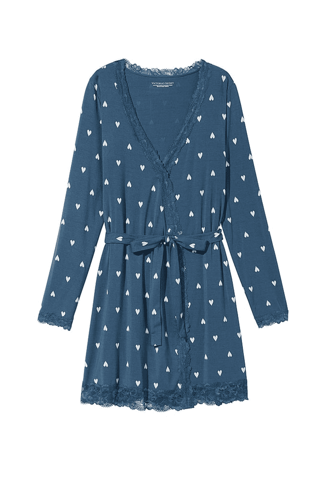 ХАЛАТ МОДАЛ BLUE HEARTS Victoria`s Secret