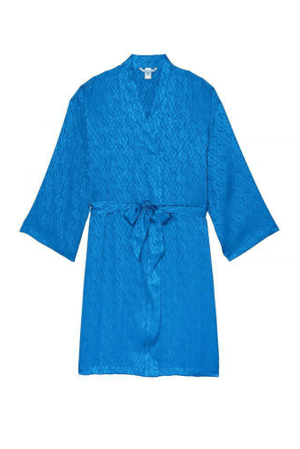 ХАЛАТ САТИНОВИЙ BLUE ICON Victoria`s Secret
