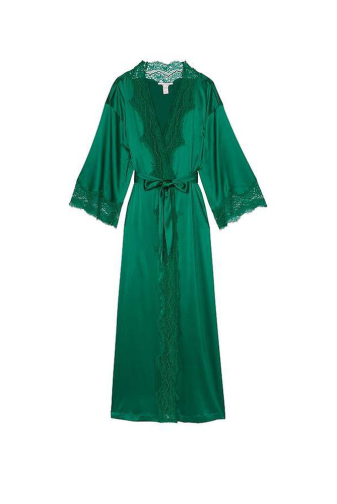 ХАЛАТ САТИНОВИЙ EMERALD LACE Victoria`s Secret