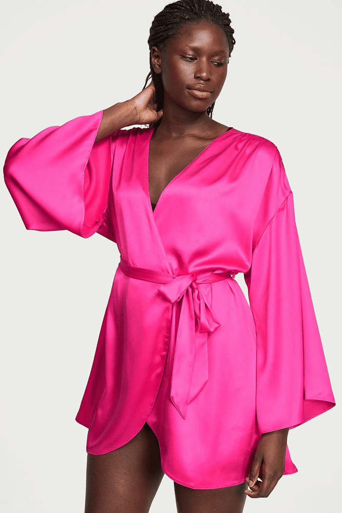 ХАЛАТ САТИНОВИЙ HOT PINK Victoria`s Secret