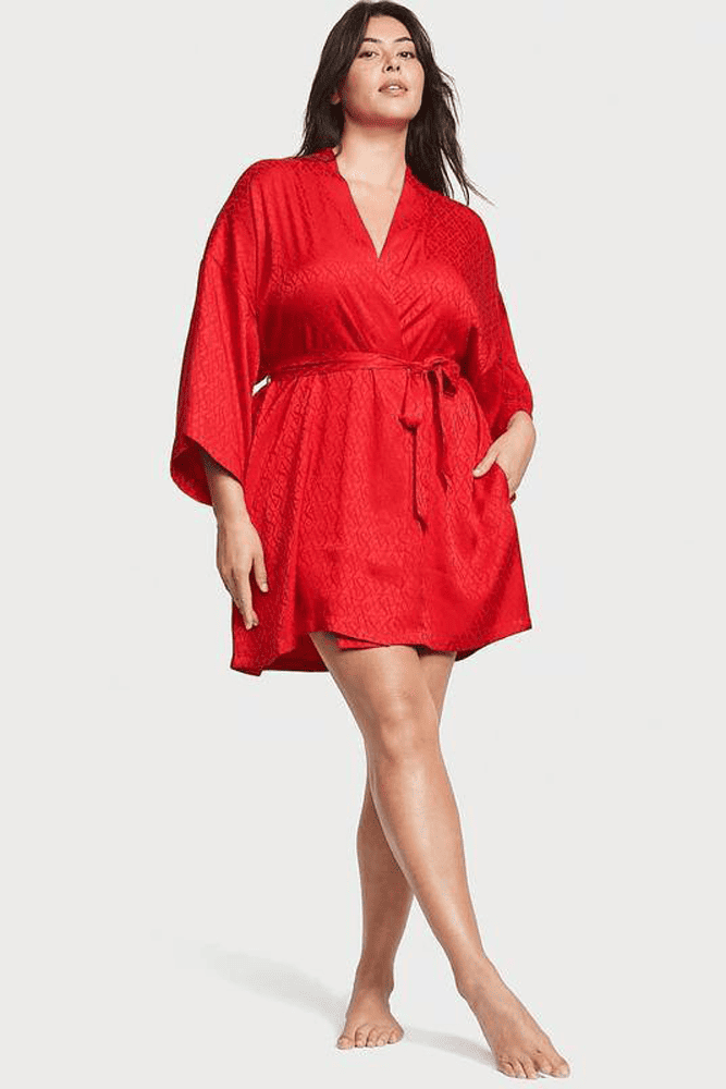 ХАЛАТ САТИНОВИЙ RED ICON Victoria`s Secret