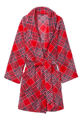 ХАЛАТ ТЕПЛИЙ RED PLAID Victoria`s Secret
