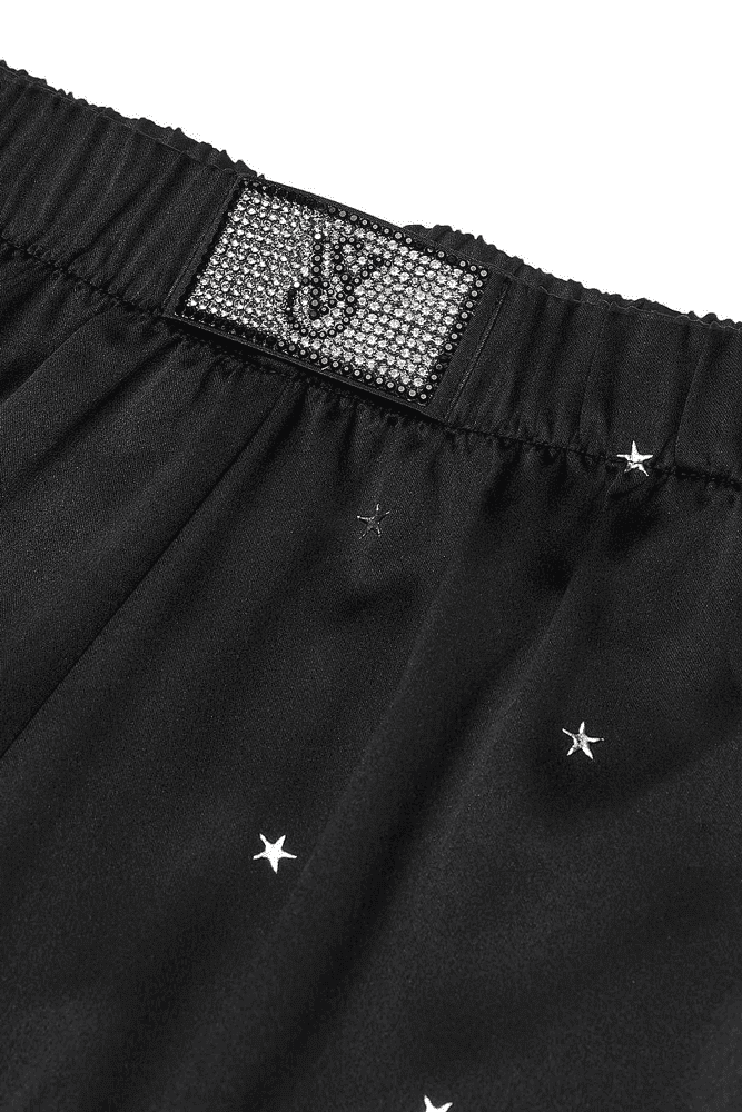 ПІЖАМА САТИН ДОВГА BLACK STARS EMBL Victoria`s Secret