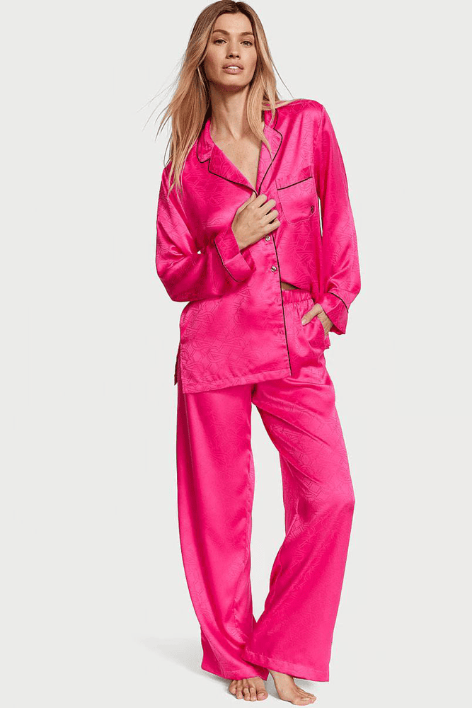 ПІЖАМА САТИН ДОВГА FUCHSIA FENZY Victoria`s