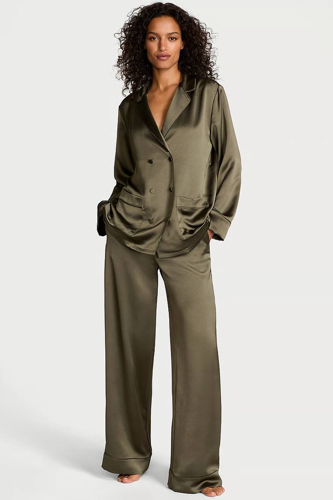 ПІЖАМА САТИН ДОВГА OLIVE LUXE Victoria`s