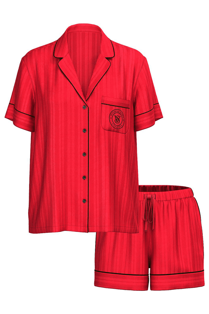 ПІЖАМА САТИН КОРОТКА RED Victoria`s