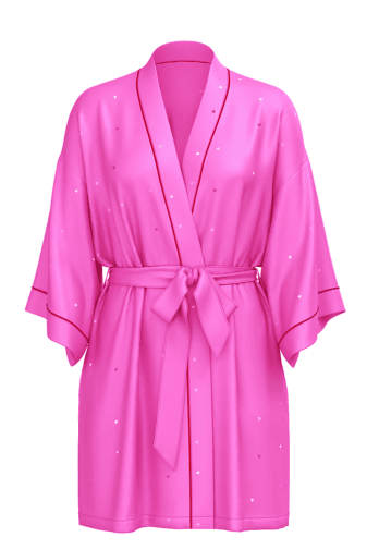 ХАЛАТ САТИНОВИЙ PINK HEARTS Victoria`s Secret