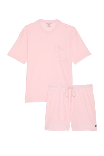 ПІЖАМА БАВОВНА КОРОТКА PUREST PINK T-SHIRT Victoria`s