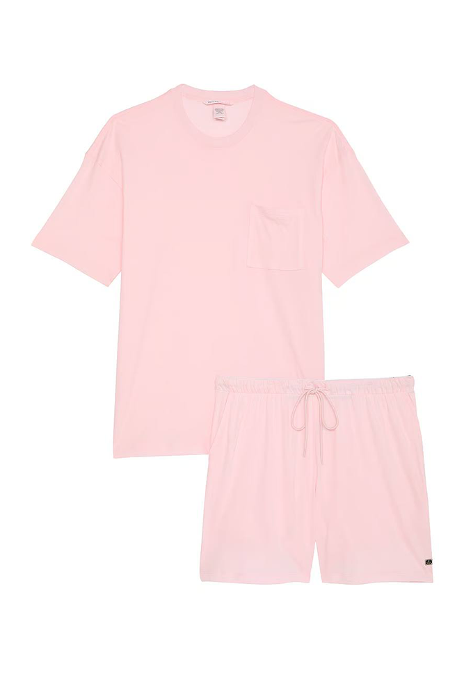 ПІЖАМА БАВОВНА КОРОТКА PUREST PINK T-SHIRT Victoria`s