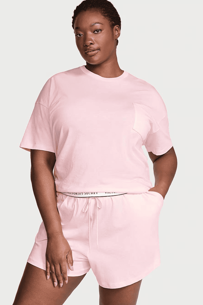 ПІЖАМА БАВОВНА КОРОТКА PUREST PINK T-SHIRT Victoria`s