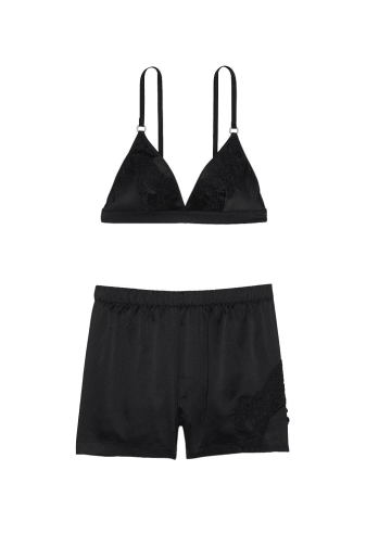 ПІЖАМА САТИН НАБІР BLACK TIGER Victoria`s Secret