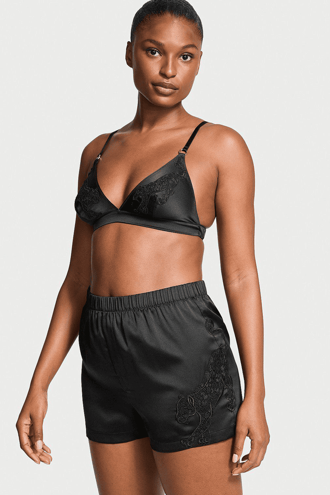 ПІЖАМА САТИН НАБІР BLACK TIGER Victoria`s Secret