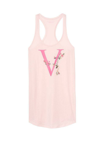 НІЧНА СОРОЧКА PINK FLORAL TANK Victoria`s