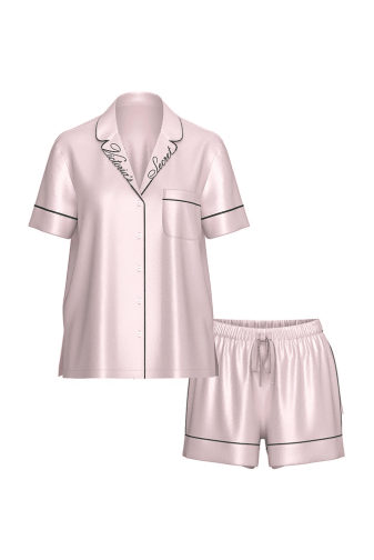 ПІЖАМА САТИН КОРОТКА ANGEL PINK COLLAR EMBR Victoria`s Secret
