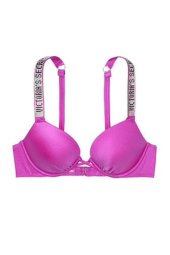 КУПАЛЬНИК ЗІ СТРАЗАМИ ПОДВІЙНИЙ ПУШ-АП FUCHSIA Victoria`s Secret