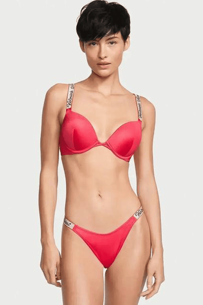 КУПАЛЬНИК ЗІ СТРАЗАМИ ПОДВІЙНИЙ ПУШ-АП STRAWBERRY Victoria`s Secret