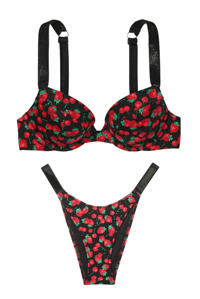 КУПАЛЬНИК ЗІ СТРАЗАМИ ПУШ-АП BERRY MIX Victoria`s Secret
