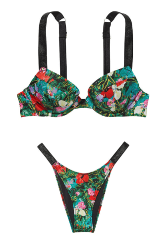 КУПАЛЬНИК ЗІ СТРАЗАМИ ПУШ-АП TROPIC Victoria`s Secret