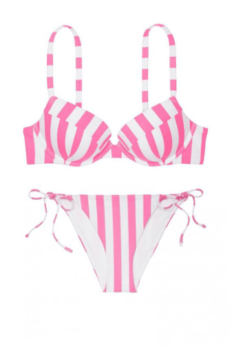КУПАЛЬНИК ПУШ-АП PINK STRIPE Victoria`s Secret