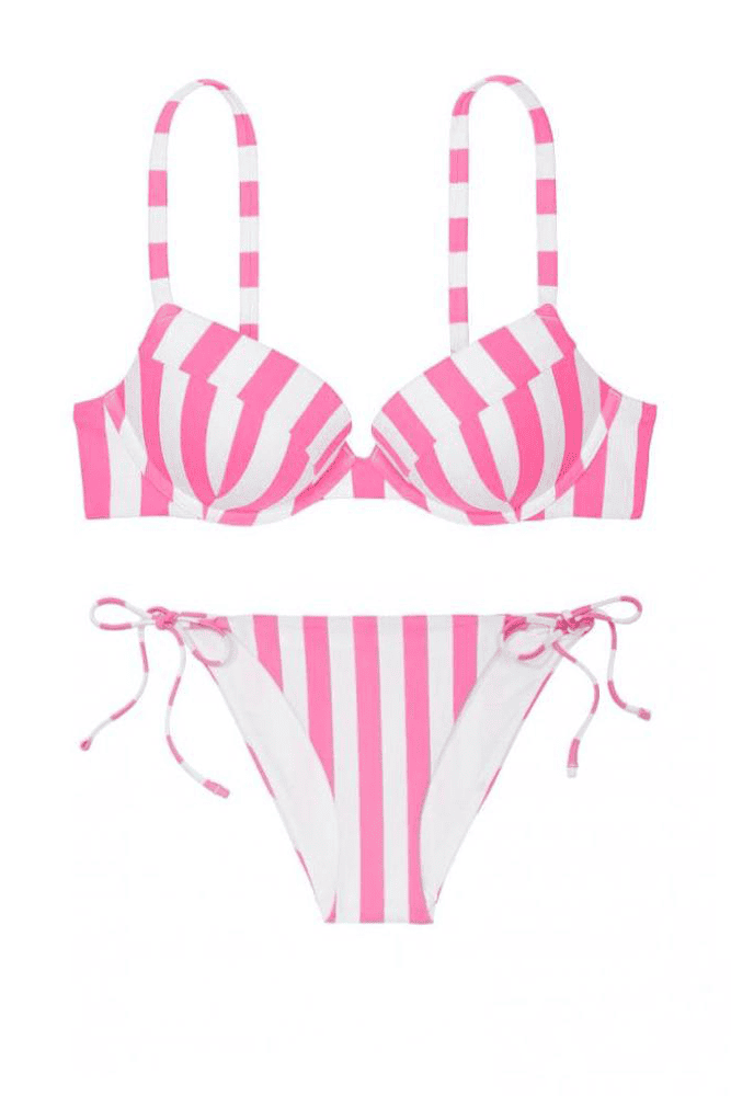 КУПАЛЬНИК ПУШ-АП PINK STRIPE Victoria`s Secret