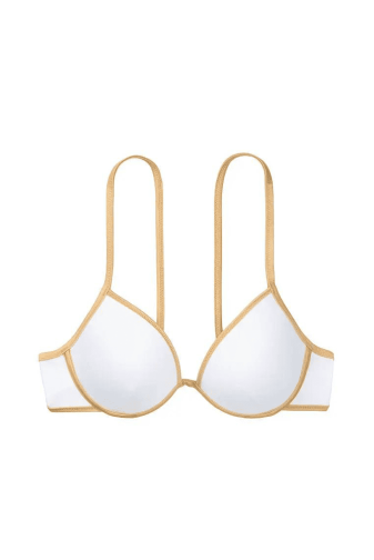 КУПАЛЬНИК ПУШ-АП WHITE/GOLD Victoria`s Secret