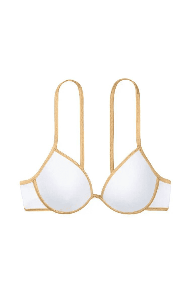 КУПАЛЬНИК ПУШ-АП WHITE/GOLD Victoria`s Secret