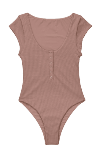 КУПАЛЬНИК СУЦІЛЬНИЙ PEACH RIBBED BEACH BUNNY