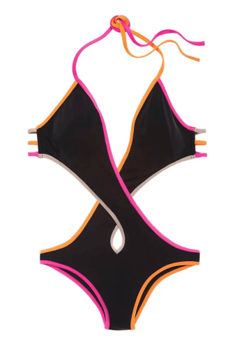 КУПАЛЬНИК СУЦІЛЬНИЙ STRAPPY BLACK Victoria`s Secret