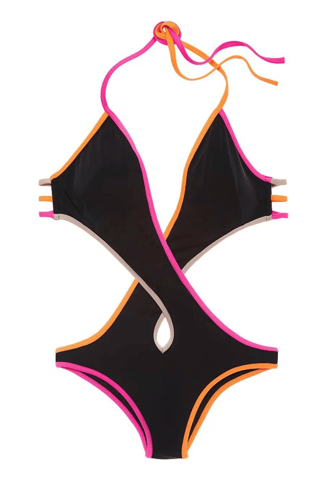 КУПАЛЬНИК СУЦІЛЬНИЙ STRAPPY BLACK Victoria`s Secret