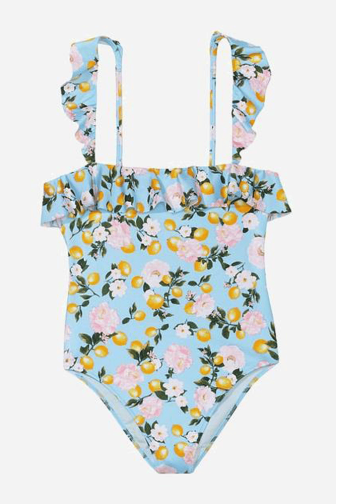 КУПАЛЬНИК СУЦІЛЬНИЙ З РЮШАМИ BLUE