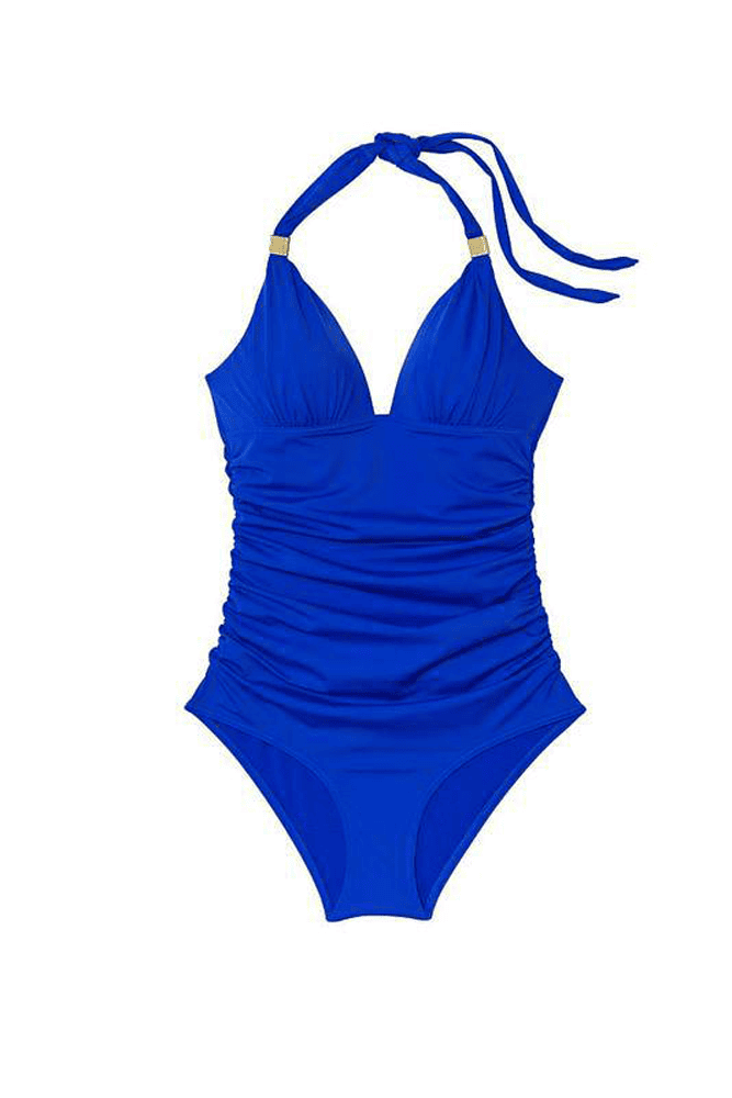 КУПАЛЬНИК СУЦІЛЬНИЙ З ЧАШКАМИ NAVY GOLD Victoria`s