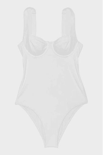 КУПАЛЬНИК СУЦІЛЬНИЙ З ЧАШКАМИ WHITE UNL Victoria`s