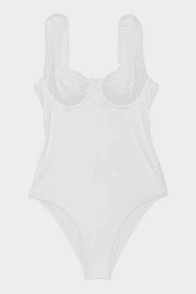 КУПАЛЬНИК СУЦІЛЬНИЙ З ЧАШКАМИ WHITE UNL Victoria`s