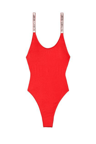 КУПАЛЬНИК СУЦІЛЬНИЙ ЗІ СТРАЗАМИ RED Victoria`s