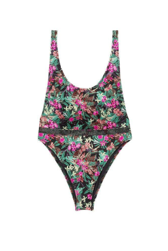 КУПАЛЬНИК СУЦІЛЬНИЙ ЗІ СТРАЗАМИ ГАРТЕР PALM PRINT Victoria`s Secret