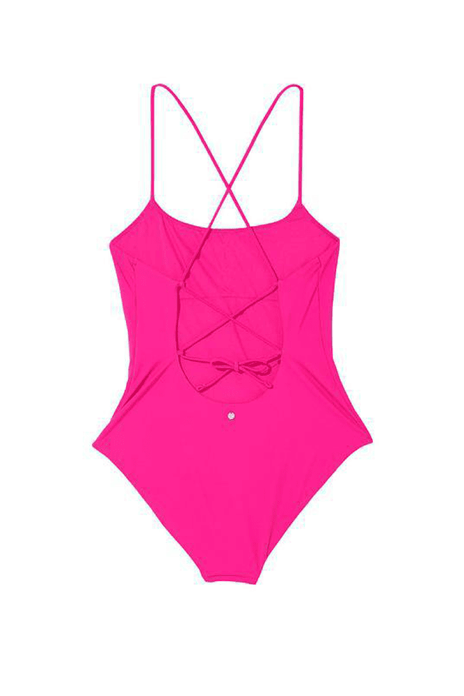 КУПАЛЬНИК СУЦІЛЬНИЙ НА ЗАВ'ЯЗКАХ PINK Victoria`s