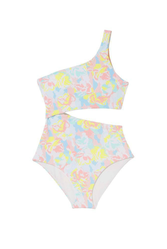 КУПАЛЬНИК СУЦІЛЬНИЙ НА ОДНЕ ПЛЕЧЕ NEON/FLORAL Victoria`s Secret