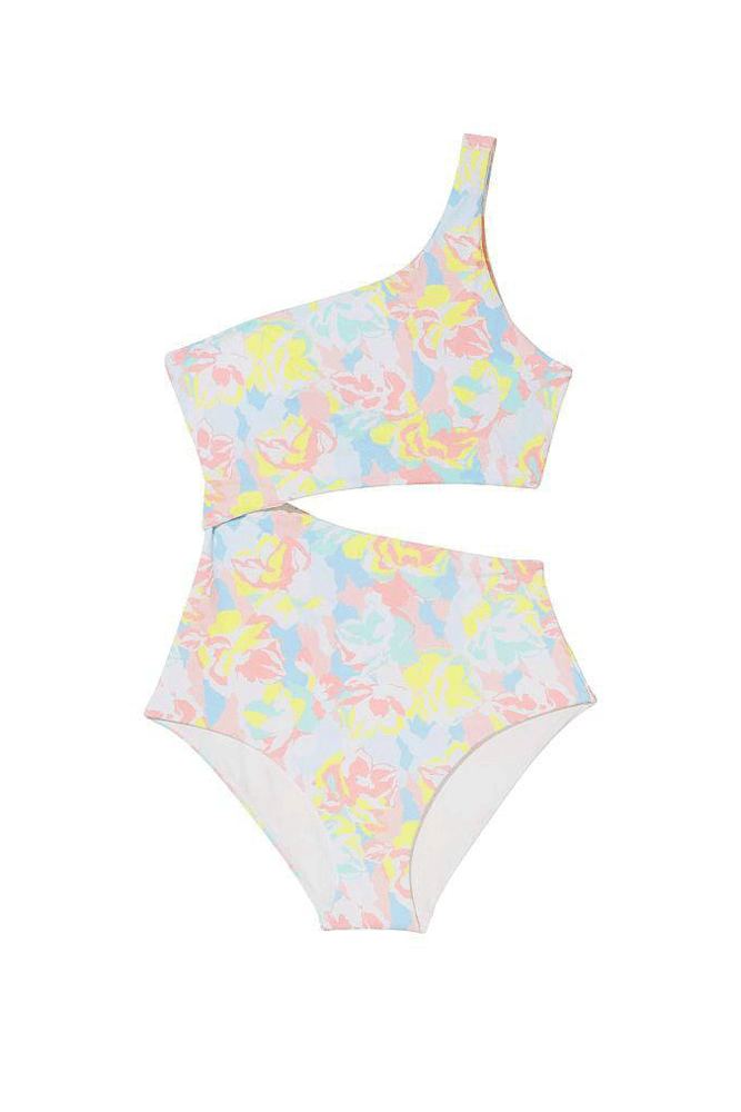 КУПАЛЬНИК СУЦІЛЬНИЙ НА ОДНЕ ПЛЕЧЕ NEON/FLORAL Victoria`s Secret