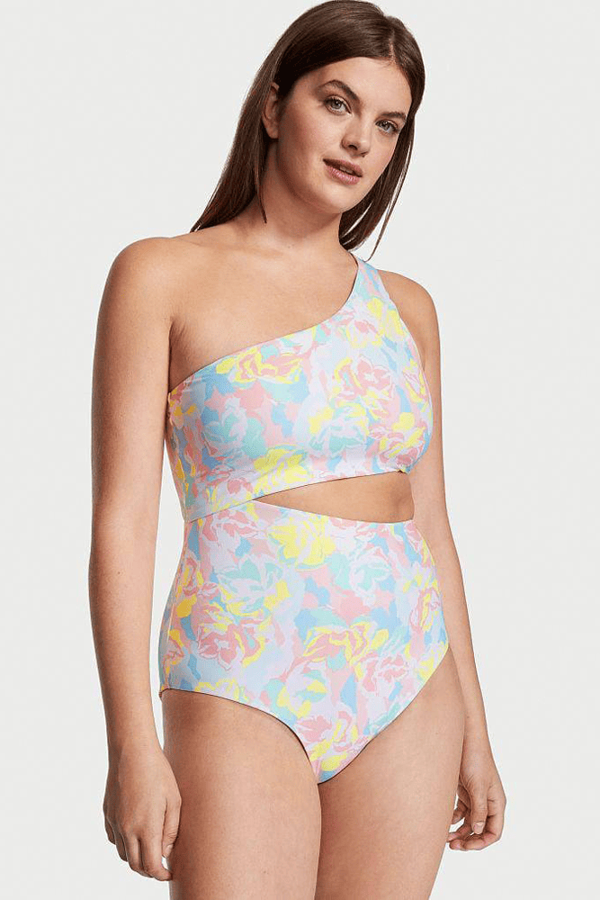 КУПАЛЬНИК СУЦІЛЬНИЙ НА ОДНЕ ПЛЕЧЕ NEON/FLORAL Victoria`s Secret