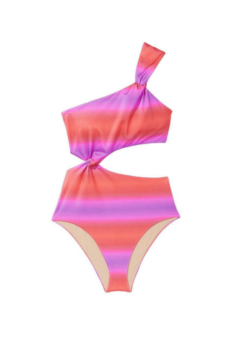 КУПАЛЬНИК СУЦІЛЬНИЙ НА ОДНЕ ПЛЕЧЕ PINK OMBRE Victoria`s